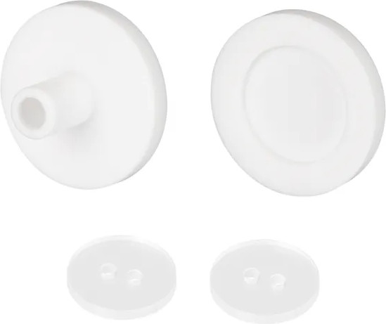 Изображение товара Заглушка для профиля Arlight ARL-MOONLIGHT-ROUND-25-CAP-SET-WH / 036064