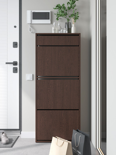 Изображение товара Тумба для обуви Горизонт Мебель Трио с ящиком (венге)