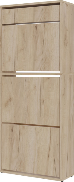 Изображение товара Тумба для обуви Горизонт Мебель Трио с ящиком (дуб золотой крафт)