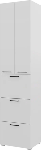 Изображение товара Шкаф-пенал Горизонт Мебель Бонн 500 3 ящика (белый)