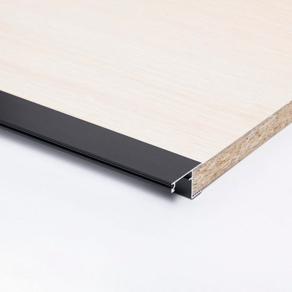 Изображение товара Профиль для светодиодной ленты AKS Capella-3018B накладной с черным экраном (черный, 2м)