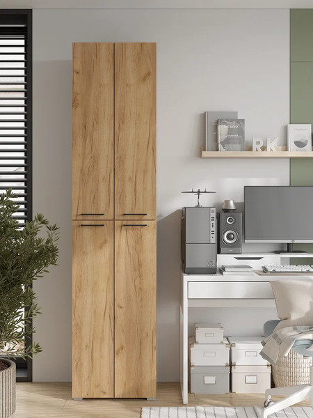 Изображение товара Шкаф-пенал Горизонт Мебель Бонн 500 (дуб золотой крафт)