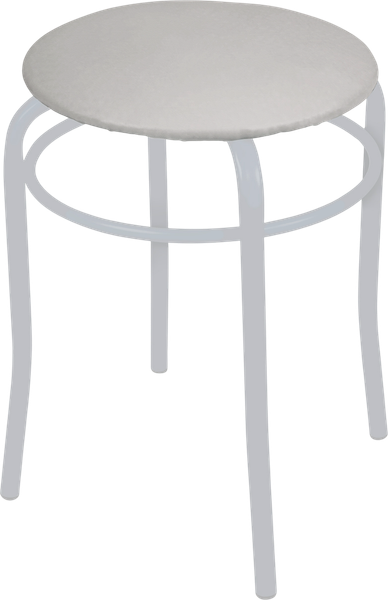 Изображение товара Табурет Ника 2 / ТПР2/СС (светло-серый/матовый серый)