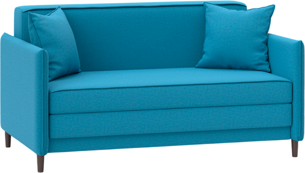 Изображение товара Диван Лига Диванов Brief / 130996 (рогожка амур 10 голубой)