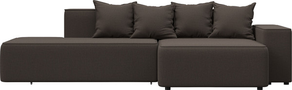 Изображение товара Диван угловой Лига Диванов Лига-079 правый / 129812  (рогожка амур 05 коричневый)