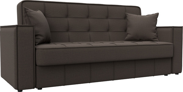 Изображение товара Диван Лига Диванов Лига-068 книжка / 129831 (рогожка амур 05 коричневый)