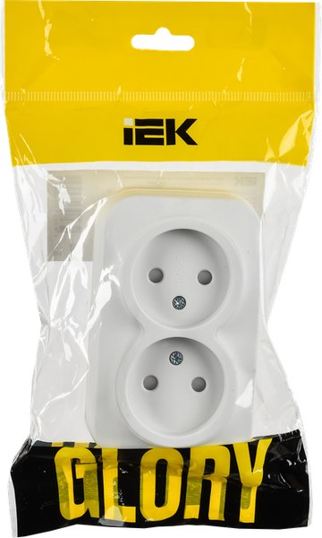 Изображение товара Розетка IEK Glory ERH23-K01M-10 (белый матовый)