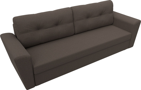 Изображение товара Диван Лига Диванов Амстердам Лайт / 121133 (рогожка амур коричневый)