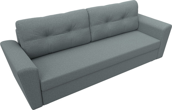 Изображение товара Диван Лига Диванов Амстердам Лайт / 121134 (рогожка амур серый)