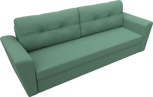 Изображение товара Диван Лига Диванов Амстердам Лайт / 121136 (рогожка амур зеленый)