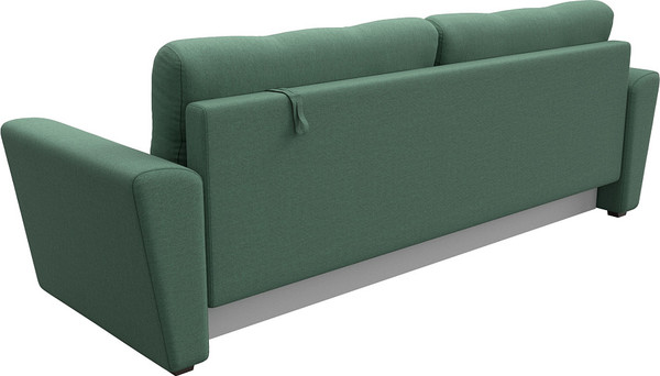 Изображение товара Диван Лига Диванов Амстердам Лайт / 121136 (рогожка амур зеленый)