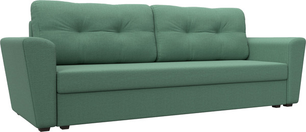 Изображение товара Диван Лига Диванов Амстердам Лайт / 121136 (рогожка амур зеленый)