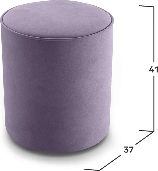 Изображение товара Пуф Mio Tesoro 132 (светло-сиреневый Velutto 10)