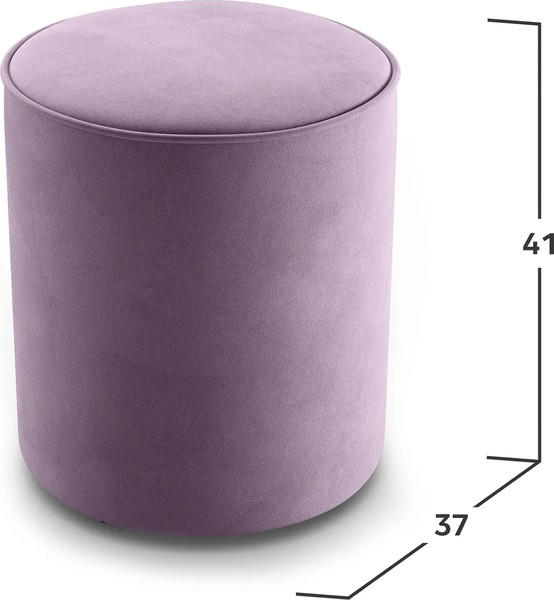Изображение товара Пуф Mio Tesoro 132 (светло-сиреневый Velutto 11)