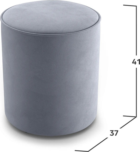 Изображение товара Пуф Mio Tesoro 132 (серый Velutto 12)