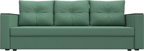 Изображение товара Диван Лига Диванов Атланта без стола / 126170 (рогожка амур зеленый)