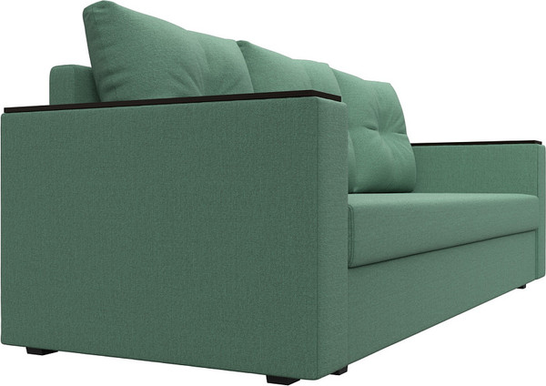 Изображение товара Диван Лига Диванов Атланта без стола / 126170 (рогожка амур зеленый)