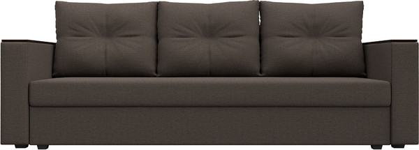 Изображение товара Диван Лига Диванов Атланта без стола / 126171 (рогожка амур коричневый)