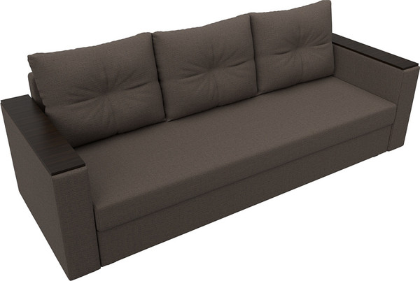 Изображение товара Диван Лига Диванов Атланта без стола / 126171 (рогожка амур коричневый)