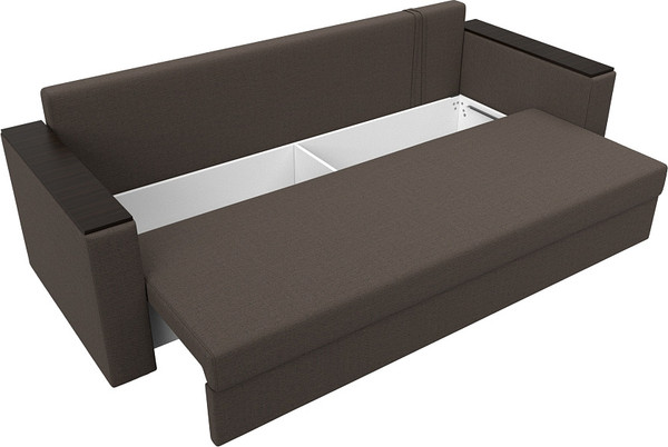 Изображение товара Диван Лига Диванов Атланта без стола / 126171 (рогожка амур коричневый)