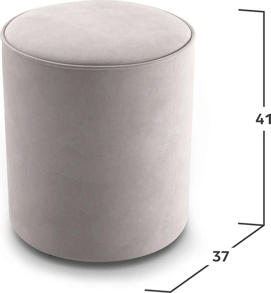 Изображение товара Пуф Mio Tesoro 132 (светло-бежевый Velutto 16)