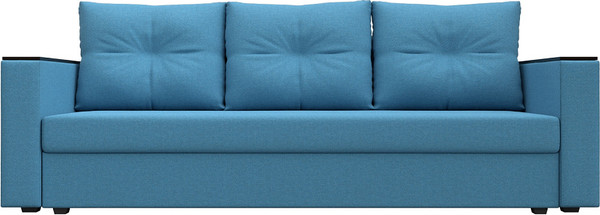 Изображение товара Диван Лига Диванов Атланта без стола / 126173 (рогожка амур голубой)