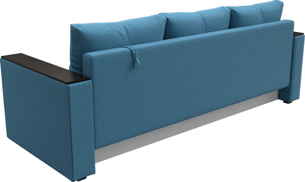 Изображение товара Диван Лига Диванов Атланта без стола / 126173 (рогожка амур голубой)