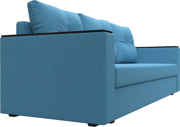 Изображение товара Диван Лига Диванов Атланта без стола / 126173 (рогожка амур голубой)