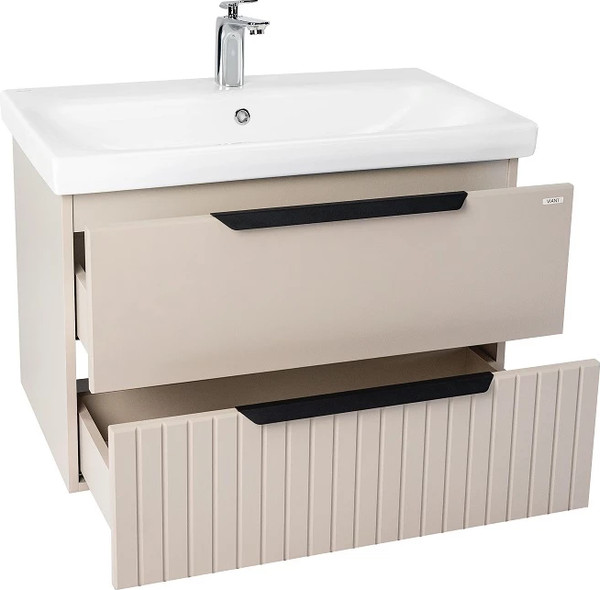 Изображение товара Тумба под умывальник Viant Сицилия Moduo 80 / VSIC80MDCAP-T2YP