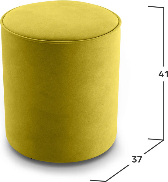 Изображение товара Пуф Mio Tesoro 132 (горчичный Velutto 28)