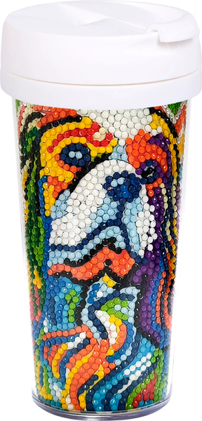 Изображение товара Набор для творчества On Time Стакан для воды Щенок с алмазной мозаикой / 45263