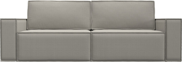 Изображение товара Диван Лига Диванов Куба Лайт / 129433 (рогожка амур 02 бежевый)