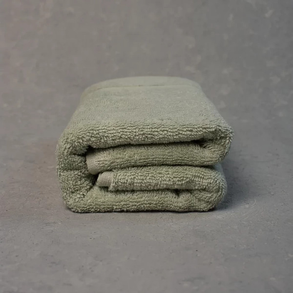 Изображение товара Набор полотенец ЦУМ 1947 Бордюр Махра 35x60/50x90/70x140 500г (олива)