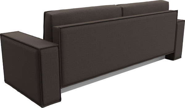 Изображение товара Диван Лига Диванов Куба Лайт / 129434 (рогожка амур 05 коричневый)