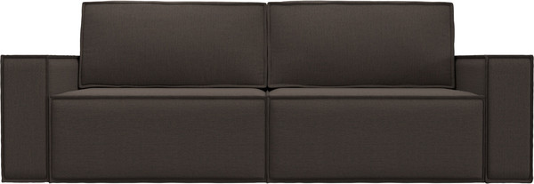 Изображение товара Диван Лига Диванов Куба Лайт / 129434 (рогожка амур 05 коричневый)