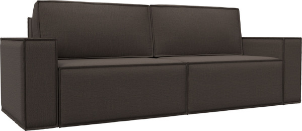 Изображение товара Диван Лига Диванов Куба Лайт / 129434 (рогожка амур 05 коричневый)