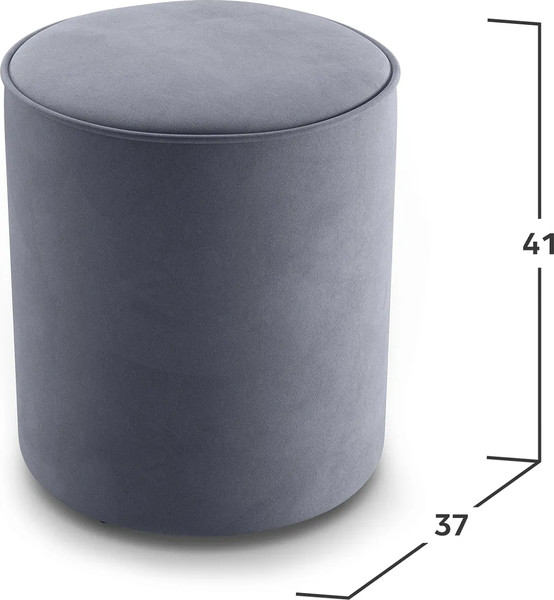 Изображение товара Пуф Mio Tesoro 132 (темно-серый Velutto 32)