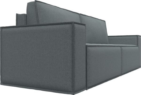 Изображение товара Диван Лига Диванов Куба Лайт / 129435 (рогожка амур 07 серый)