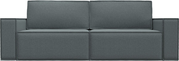 Изображение товара Диван Лига Диванов Куба Лайт / 129435 (рогожка амур 07 серый)