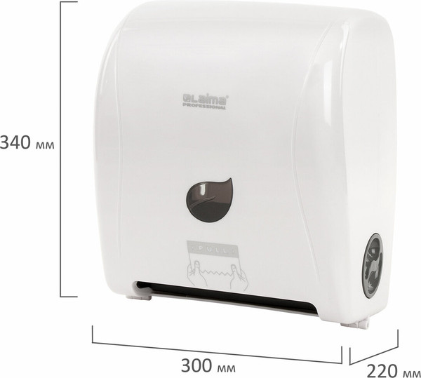 Изображение товара Диспенсер Laima Professional Eco / 606550 (белый)