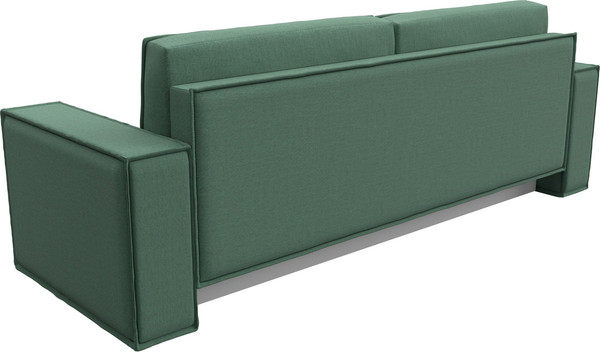 Изображение товара Диван Лига Диванов Куба Лайт / 129437 (рогожка амур 11 зеленый)