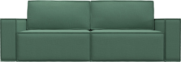Изображение товара Диван Лига Диванов Куба Лайт / 129437 (рогожка амур 11 зеленый)
