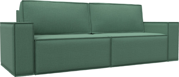 Изображение товара Диван Лига Диванов Куба Лайт / 129437 (рогожка амур 11 зеленый)