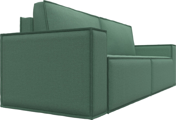 Изображение товара Диван Лига Диванов Куба Лайт / 129437 (рогожка амур 11 зеленый)