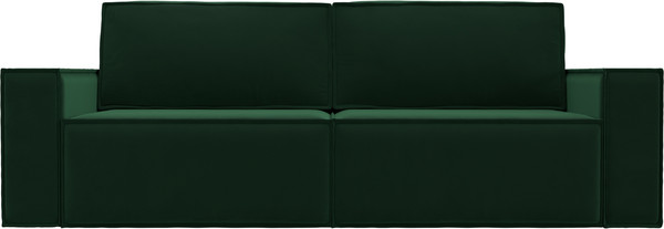 Изображение товара Диван Лига Диванов Куба Лайт / 129440 (велюр Seven 626 зеленый)
