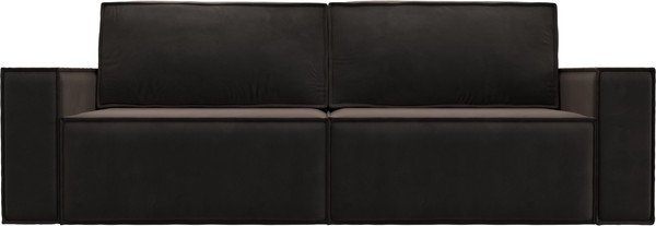 Изображение товара Диван Лига Диванов Куба Лайт / 129442 (велюр Seven 727 коричневый)