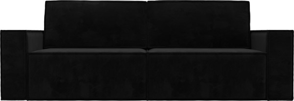 Изображение товара Диван Лига Диванов Куба Лайт / 129443 (велюр Seven 35 черный)