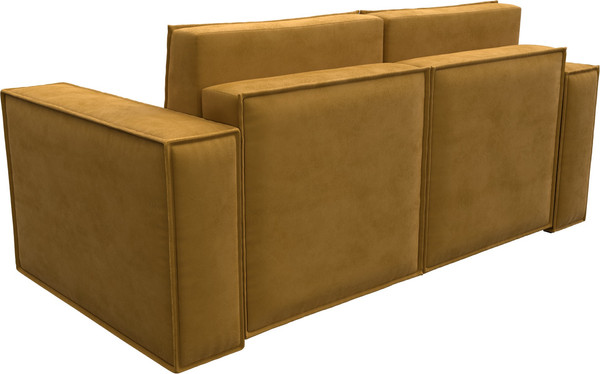 Изображение товара Диван Лига Диванов Куба мини / 126592 (велюр Brut 10 желтый)