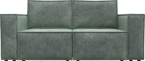 Изображение товара Диван Лига Диванов Куба мини / 126594 (велюр Brut 08 зеленый)