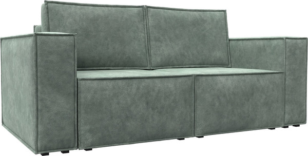 Изображение товара Диван Лига Диванов Куба мини / 126594 (велюр Brut 08 зеленый)